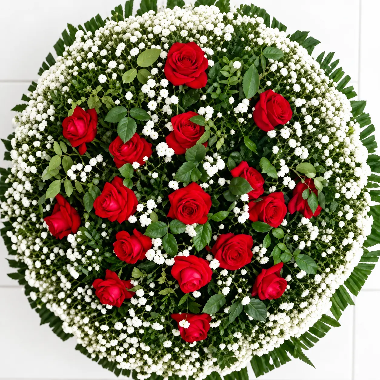 Modelo de coroa de flores