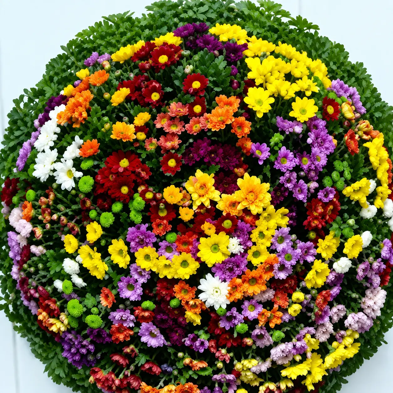 Modelo de coroa de flores